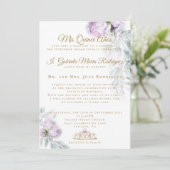 Moderne Mis Quince Años Kaart (Staand voorkant)