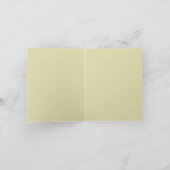 Moderne Mistletoe Kerstmis Feestdagen Kaart (Binnen)