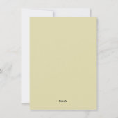 Moderne Mistletoe Kerstmis Feestdagenkaart (Achterkant)