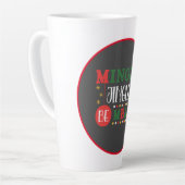 Moderne Mix en Klink Kerst Latte Mok (Linkerhoek)