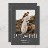 Moderne mix Sparen de kaart van de Datum (Voorkant / Achterkant)