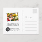 Moderne Mix Typografie 2025 Kalenderfoto Nieuwjaar Feestdagenkaart (Achterkant)