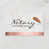 Moderne mobiele notarisdienst  Kaart Visitekaartje (Voorkant)