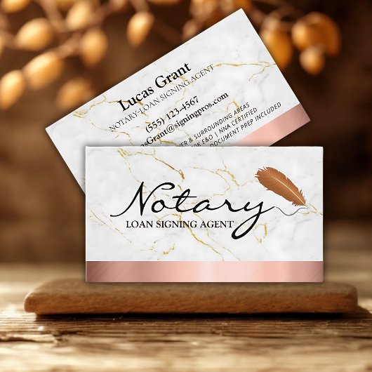 Moderne mobiele notarisdienst  Kaart Visitekaartje