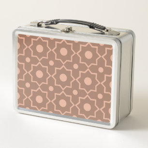 Moderne Mocha Mousse Stoffige Roze Geometrische Vo