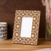 Moderne Mocha Mousse Stoffige Roze Geometrische Vo