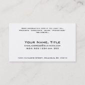 Moderne (Mod) Design 4-Visitekaartjes Visitekaartje (Achterkant)