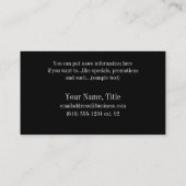 Moderne (Mod) Design 7 Visitekaartjes (Achterkant)