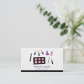 Moderne Mode Makeup Artistische Visitekaartjes (Staand voorkant)