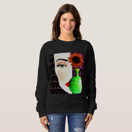 Moderne Mode Stilleven Kunst Trui (Voorkant volledig)