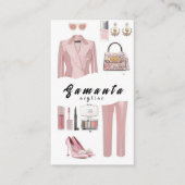Moderne Mode Stylist Visitekaartjes (Voorkant)