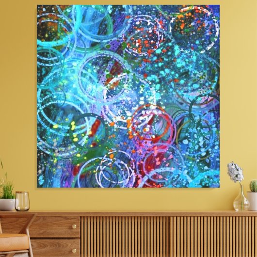 Moderne moderne Abstracte canvaswandkunst Canvas Afdruk (Insitu (Woonkamer))