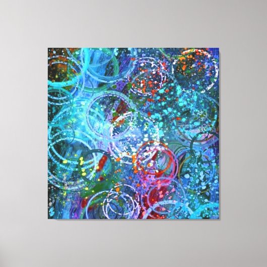 Moderne moderne Abstracte canvaswandkunst Canvas Afdruk (Voorkant)