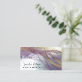 Moderne moderne, elegante abstracte Visitekaartje (Staand voorkant)