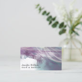 Moderne moderne, elegante abstracte Visitekaartje (Staand voorkant)