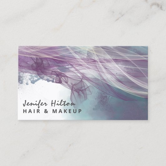 Moderne moderne, elegante abstracte Visitekaartje (Voorkant)