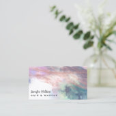 Moderne moderne, elegante abstracte Visitekaartje (Staand voorkant)