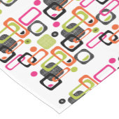 Moderne, moderne, geometrische fabric afdrukken in korte tafelloper (Hoek)