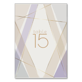 Moderne moderne geometrische paddenstoel Violet Kaart