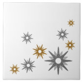 Moderne, moderne, middelgrote onderneming met zilv tegeltje (Voorkant)