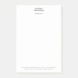 Moderne, moderne, minimalistische bedrijfsorganisa post-it® notes