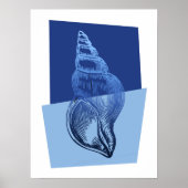 Moderne, moderne schelpdierenkant uit de middeleeu poster (Voorkant)