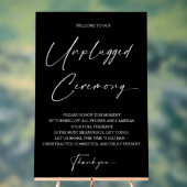 Moderne moderne unplugged ceremonie Acryl teken Acryl Bord (Neutraal)