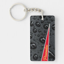 Moderne modieuze zwarte bellen rode brand douane