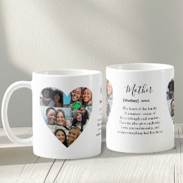 Moderne Moeder Definitie & Hart Foto's Koffiemok