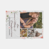 Moderne Moeder Dochter Citaten 4 Foto Collage  Fleece Deken (Voorkant (Horizontaal))