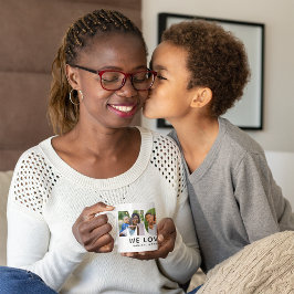 Moderne Moeder Foto Brief We Love You Koffiemok
