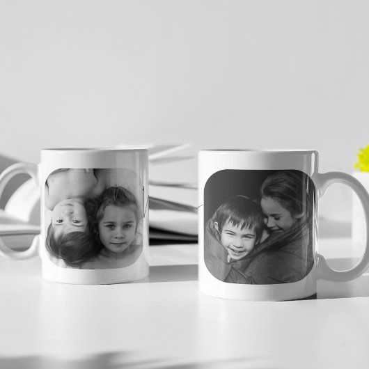 Moderne Moeder Foto Collage  Koffiemok