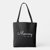 Moderne Moeder Gevestigde Script Typografie Tote Bag (Achterkant)