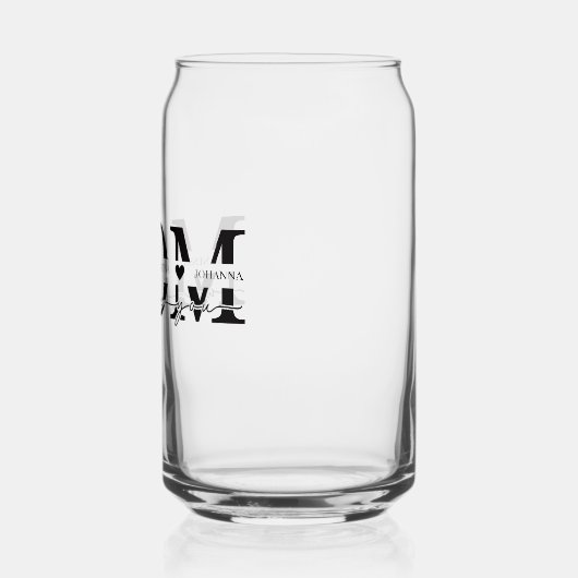 Moderne Moeder Kinder Namen Moederdag Blikvorm Glas (Links)