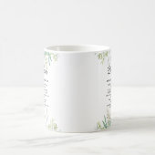 Moderne moeder naar dochter Aanmoedigingsblad Koffiemok (Center)