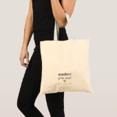 Moderne Moeder-van-de-Bruid Geschenk met Gouden Ha Tote Bag (Voorkant (product))