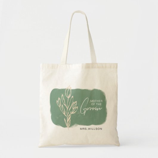 Moderne moeder van de waterverf tote bag (Voorkant)