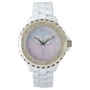 Moderne moeder van Parelaar Diashow Dialoog symboo Horloge