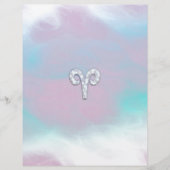 Moderne moeder van parelstijl zodiasymbool (Voorkant)