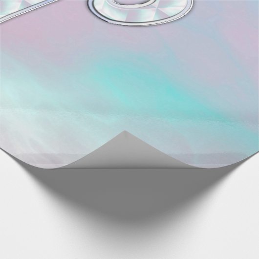 Moderne moeder van parelstijl zodiasymbool cadeaupapier (Hoek)