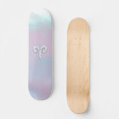 Moderne moeder van parelstijl zodiasymbool skateboard (Voorkant)