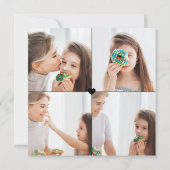 Moderne Moederdag Foto Collage Wenskaart Kaart (Achterkant)