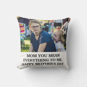 Moderne moederdag foto mam je bedoelt alles kussen