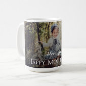 Moderne Moederdag Foto Mok (Voorkant links)