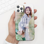 Moderne Moederdag foto van beste mama ooit Case-Mate iPhone Case