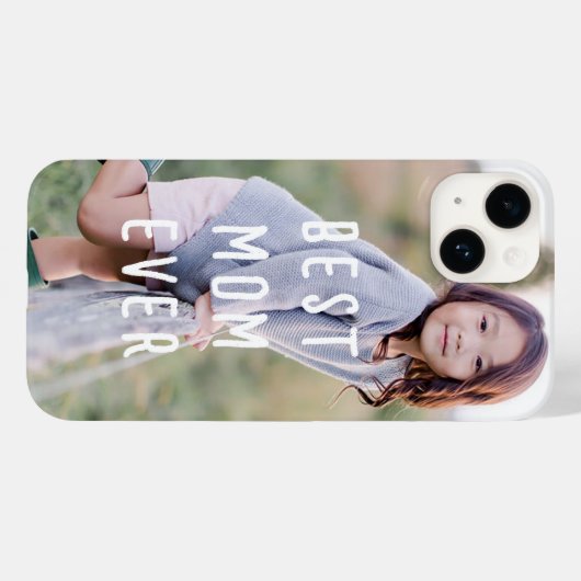 Moderne Moederdag foto van beste mama ooit Case-Mate iPhone Case (Achterkant (horizontaal))
