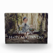 Moderne Moederdag fotoblok (Voorkant)