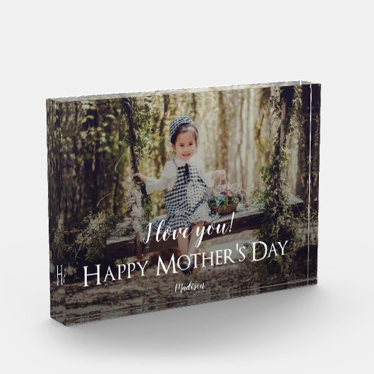 Moderne Moederdag fotoblok (Links)