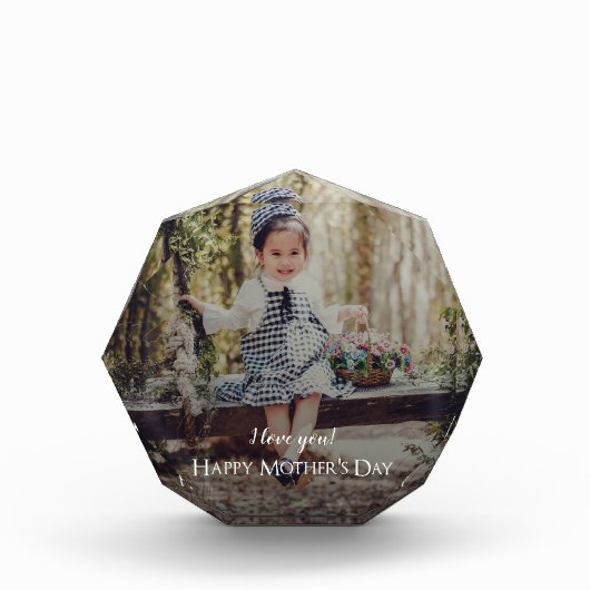Moderne Moederdag fotoblok (Voorkant)