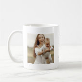 Moderne Moederdag Fotocadeau voor Moeder Koffiemok (Links)